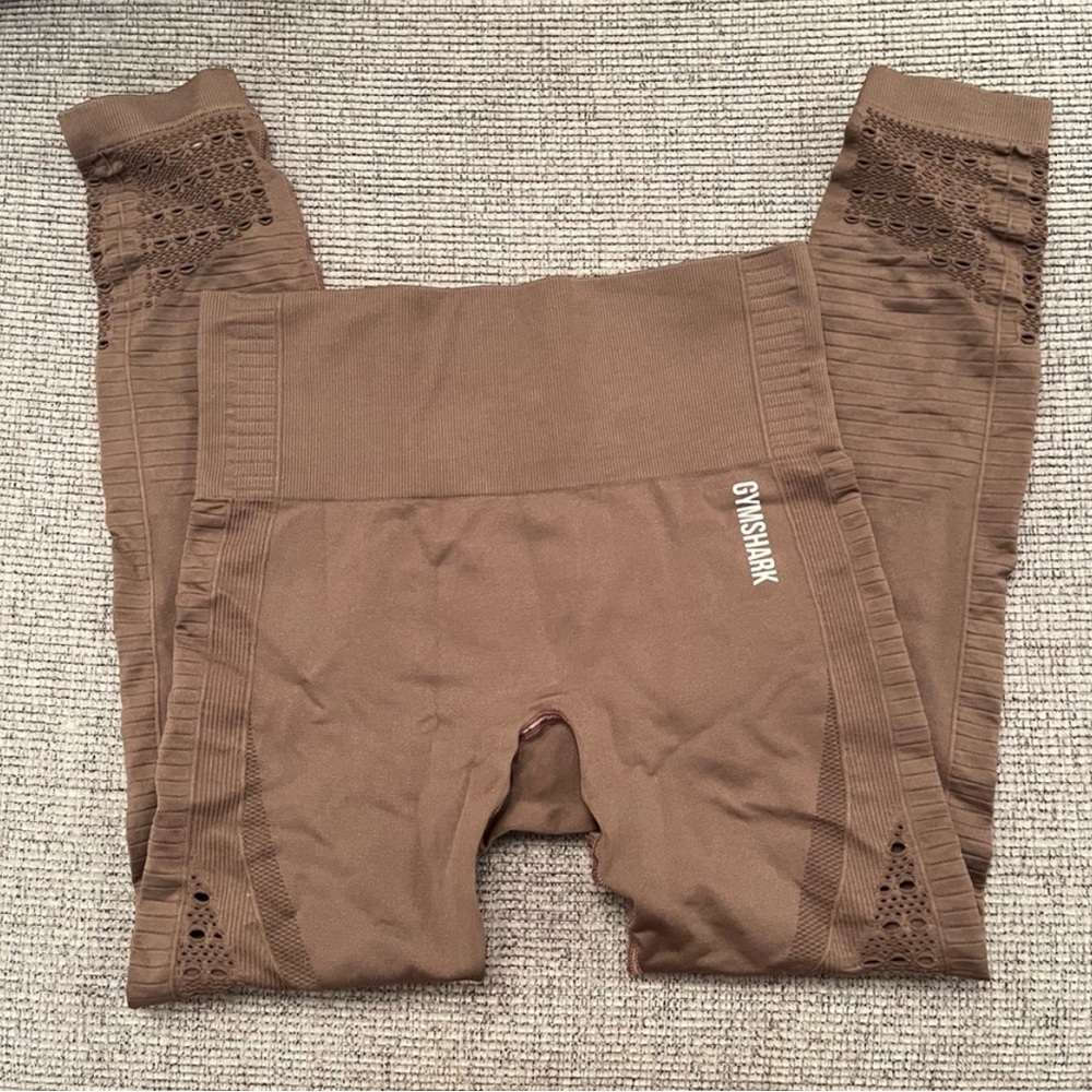 Gymshark Energy Seamless Leggings Brown/Tan S